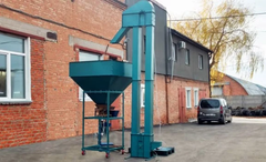 Dozator pelete cu buncar 1,5 m3 si cantar DV-1,5, 800-1200 kg/h, 220V