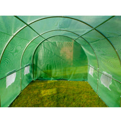 Solar de gradina 8x3x2.2m, polietilena 240 g/m², structura metalica, 24m², protectie UV