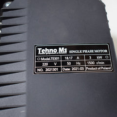 Motor electric 3 kW 1500 rpm, TEHNOMS
