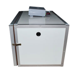 Incubator profesional UNITEH 180, 180 oua, 220V, motoras intoarcere 2.5 r/min, control temperatura si umiditate, contor umiditate, termometru