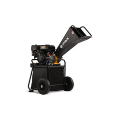 Tocator de crengi STARK-50, motor 7.5 CP, turatii 3600 RPM, tocare pana la ∅ 50 mm (lemn esenta verde), cu 2 cutite reversibile, consum 400 g/ora, benzina 95