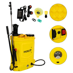Pompa Stropit 2 in 1 (Acumulator + Manuala) 16L HERLY, Design Ergonomic, Presiune Ridicata