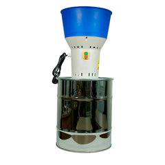 Moara de cereale Euromill-50 SS, motor 1.3 kW, capacitate 70-300 kg/h, galeata inox 50L, 4 site incluse