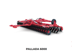 Grapa cu discuri PALLADA 6000, 6 m, 46 discuri, adancime 120 mm, tractata, 7.2 ha/h