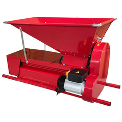 Zdrobitor electric de struguri ZSE-100M cu desciorchinator si agitator, cuva 50L, productivitate max. 1500kg/h