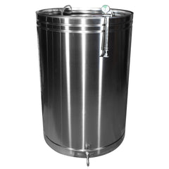 Cisterna INOX 550 L cu capac flotant si camera din silicon, cadou robinet din INOX, material AISI 304, suprafata N4 satinata