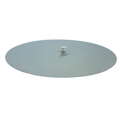 Capac antipraf INOX pentru butoaie de 102L, 150L, 180L, material AISI 304, origine Italia, margini ranforsate