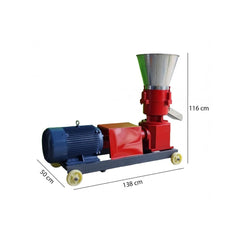 Granulator Furaje KL-260 | 15 kW, 600 kg/h, 3 Matrite Incluse (2.5, 4, 6 mm) | UNITEH