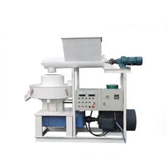 Presa de peleti industriala UNITEH-75, 1200 kg/h, 75 kW, matrita inelara 6 mm