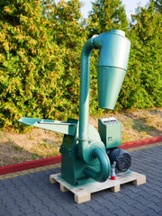 Moara profesionala cu ciclon 11 kW, motor inclus 380V, capacitate max. 1500 kg/h