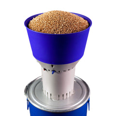 Moara de cereale EUROMILL-50, motor 1300W, productivitate 400kg/h, galeata 50L, 4 site incluse