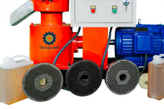 Granulator Furaje KL-200, Motor Inclus, 300 kg/h, 3 Matrite, 380V