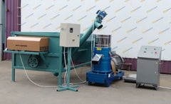 Granulator Furaje GKP-37 | 37 kW, 1400 kg/h, Matrita 4 mm, Role Conice | ARTMASH