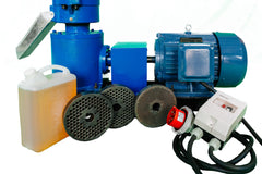 Granulator Furaje KL-150 cu 3 Matrite si Motor Inclus, 150 kg/h, 4 kW