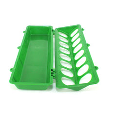 Hranitoare Liniara pentru Puisori 30cm, verde
