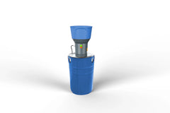 Moara de cereale EUROMILL-50, motor 1300W, productivitate 400kg/h, galeata 50L, 4 site incluse