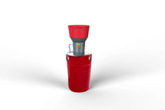 Moara de cereale EUROMILL-25, motor 1000W, productivitate 300kg/h, galeata 25L, 4 site incluse