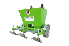 Plantator cartofi 2 randuri GEMINI S239, buncar 180 kg, adancime 10-15 cm, roti metalice/cauciuc, 38 CP