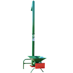 Snec transportor vertical Ø140 mm, 4m, 4 kW cu snec auxiliar, 20 t/h