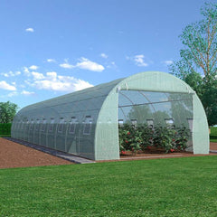 Solar de gradina 10x4x2.5m, polietilena 240 g/m², structura metalica, 40m², protectie UV