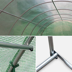 Solar de gradina 10x4x2.5m, polietilena 240 g/m², structura metalica, 40m², protectie UV