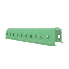 Solar de gradina 10x3x2m, polietilena 180 g/m², structura metalica, 30m², protectie UV