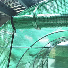 Solar de gradina 6x3x2.2m, polietilena 240 g/m², structura metalica, 18m², protectie UV