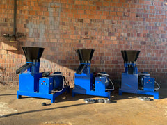 Masina de peleti GRAND 300 PRO, 22 kW, 400 kg/h rumegus, 800 kg/h furaje