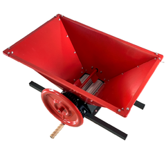 Zdrobitor manual de struguri ZSM-50M cu agitator, cuva 50L, otel vopsit, productivitate 500-600kg/h